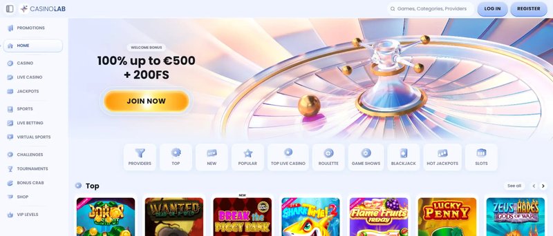 Il bonus di Casinolab è davvero più alto del previsto, casinolab bonus code